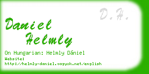 daniel helmly business card
